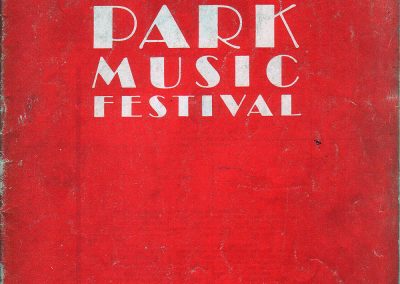 The Rheingold Central Park Music Festival program